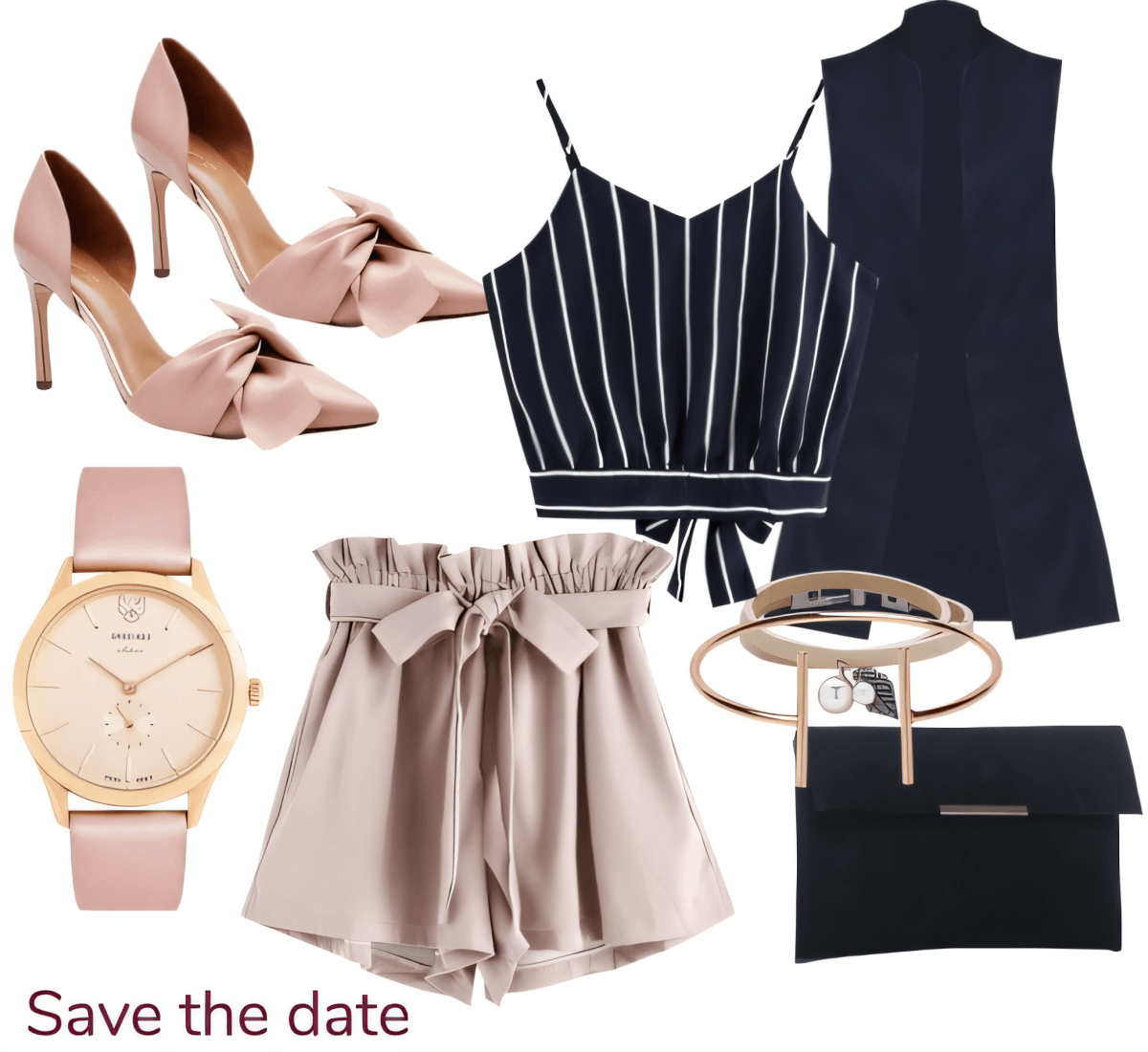 Blush & Navy Dreams: Modern Romance Meets Power Player by Akancha Jain