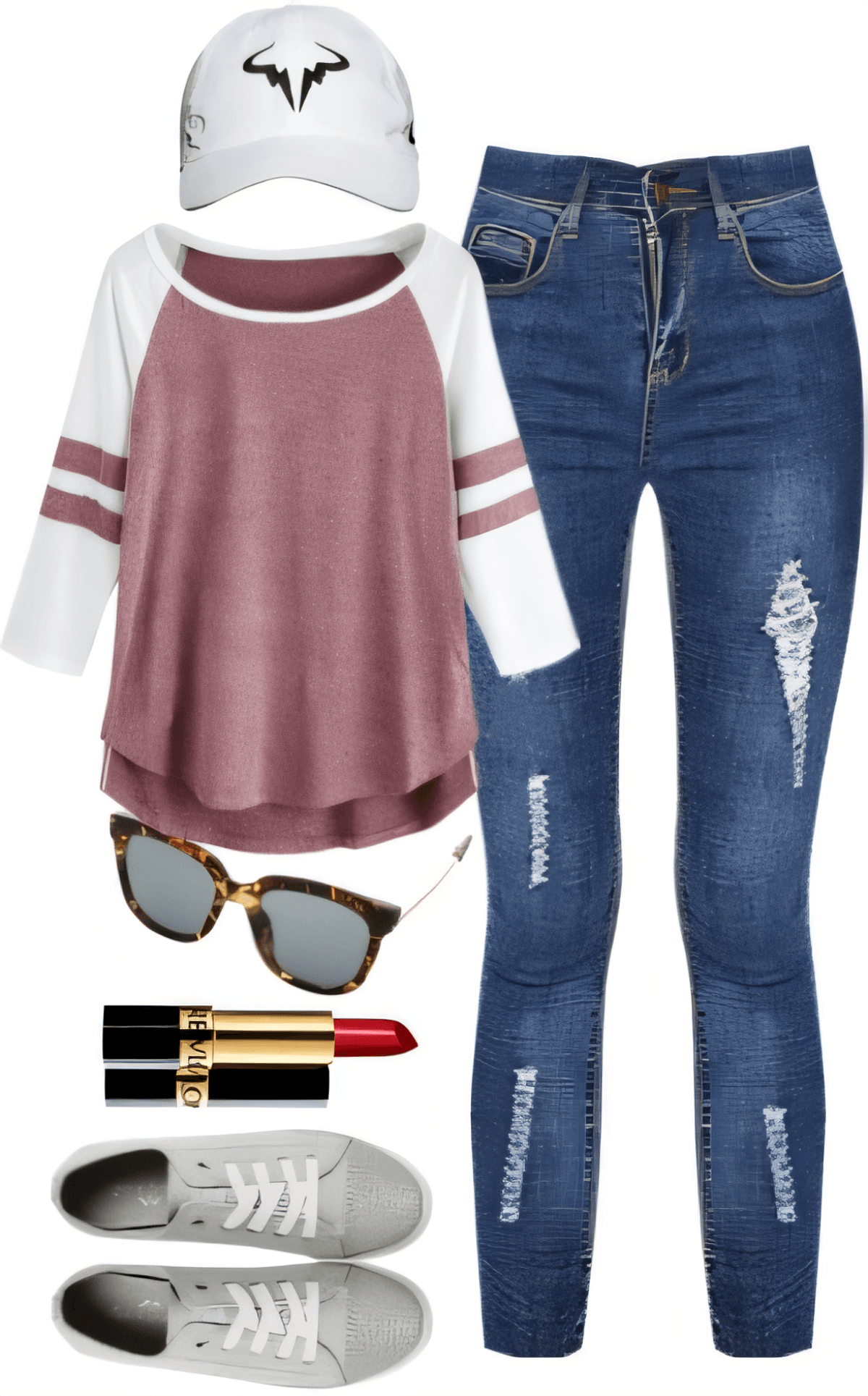 Casual Cool Baseball Charm: The Perfect Weekend Warrior Look Casual Cool Baseball Charm: The Perfect Weekend Warrior Look by girija