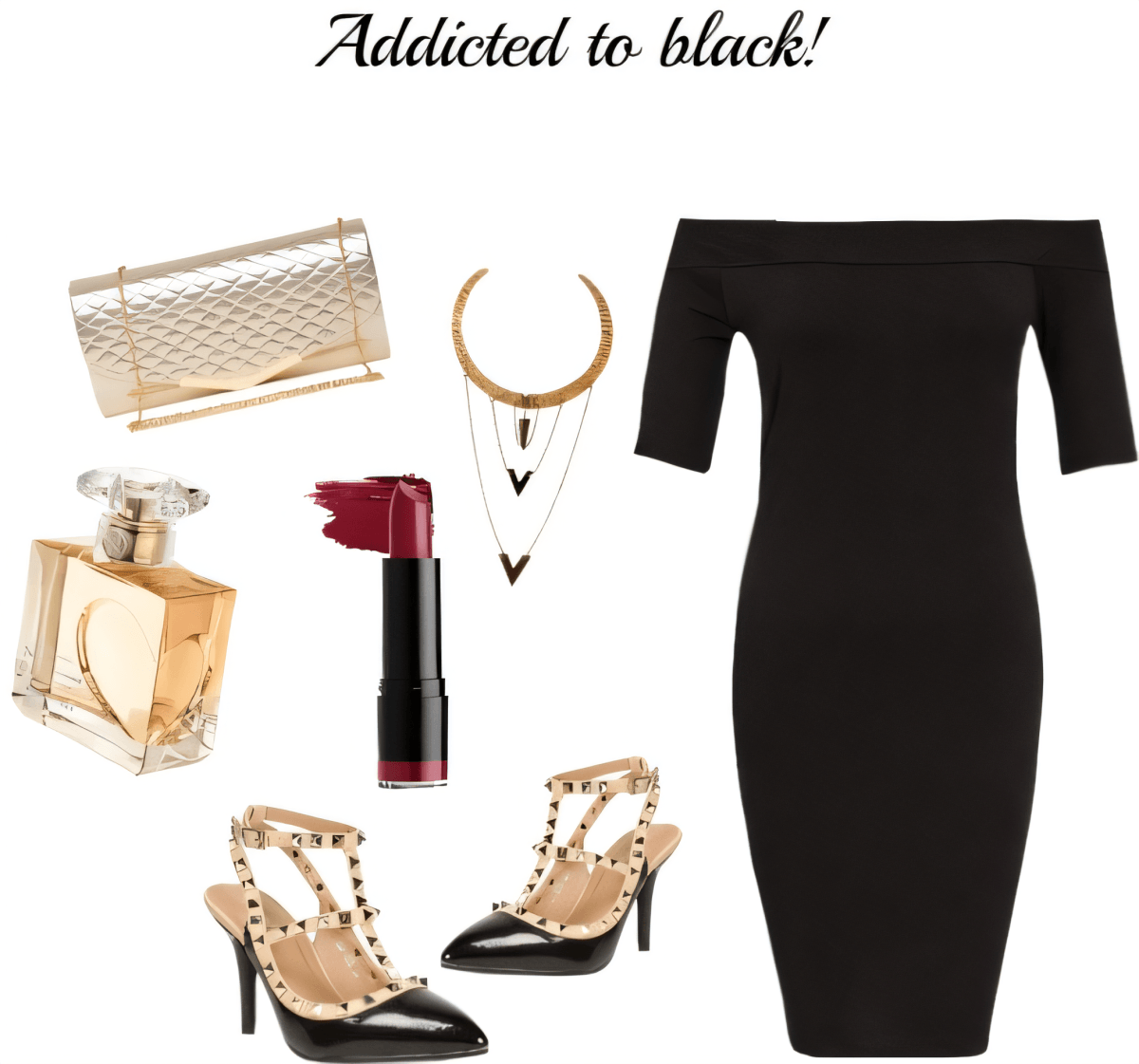 Classic Noir Elegance: The Little Black Dress Edition by sanyakhurana25