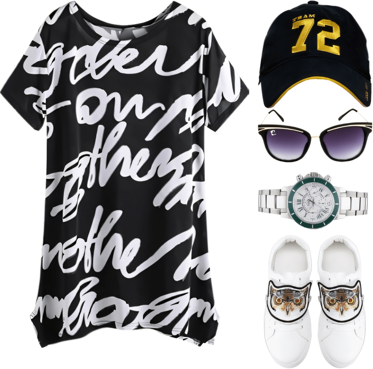Urban Script Chic: Street Style with a Scholarly Twist by Rubina Shaikh