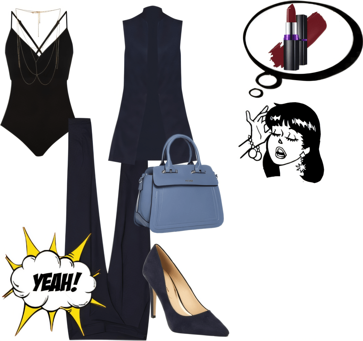 Power Play: The Modern Femme Fatale's Navy Dream by Akancha Jain