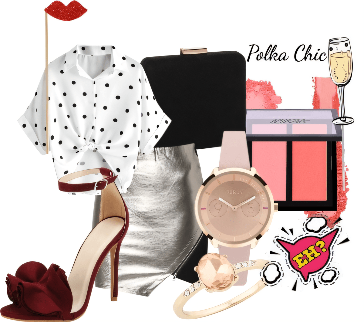 Polka Perfect: Silver & Sass Evening Ensemble Polka Perfect: Silver & Sass Evening Ensemble by Jennifer