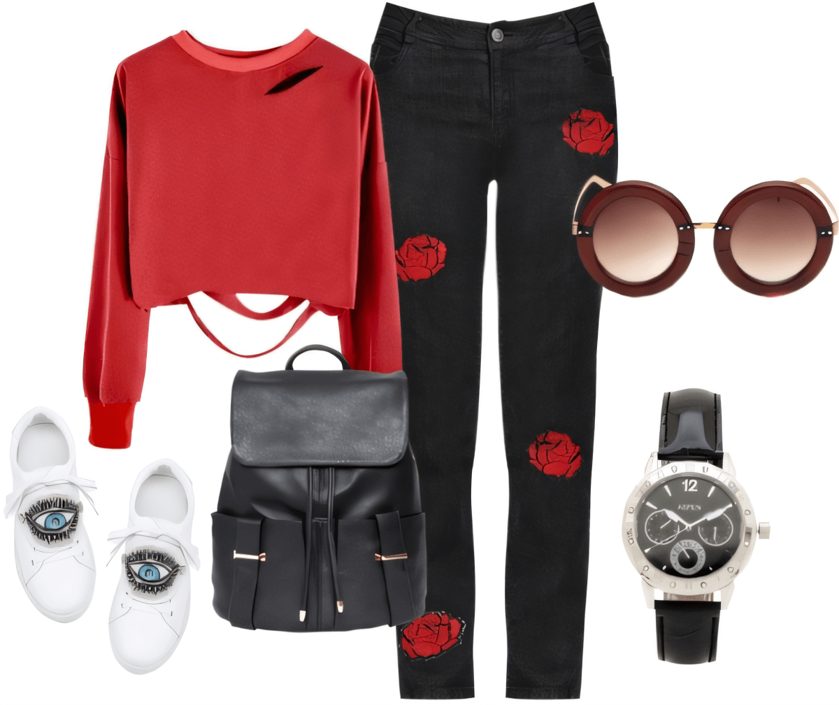 Rosy Rebel: Urban Chic with a Romantic Edge by Rubina Shaikh
