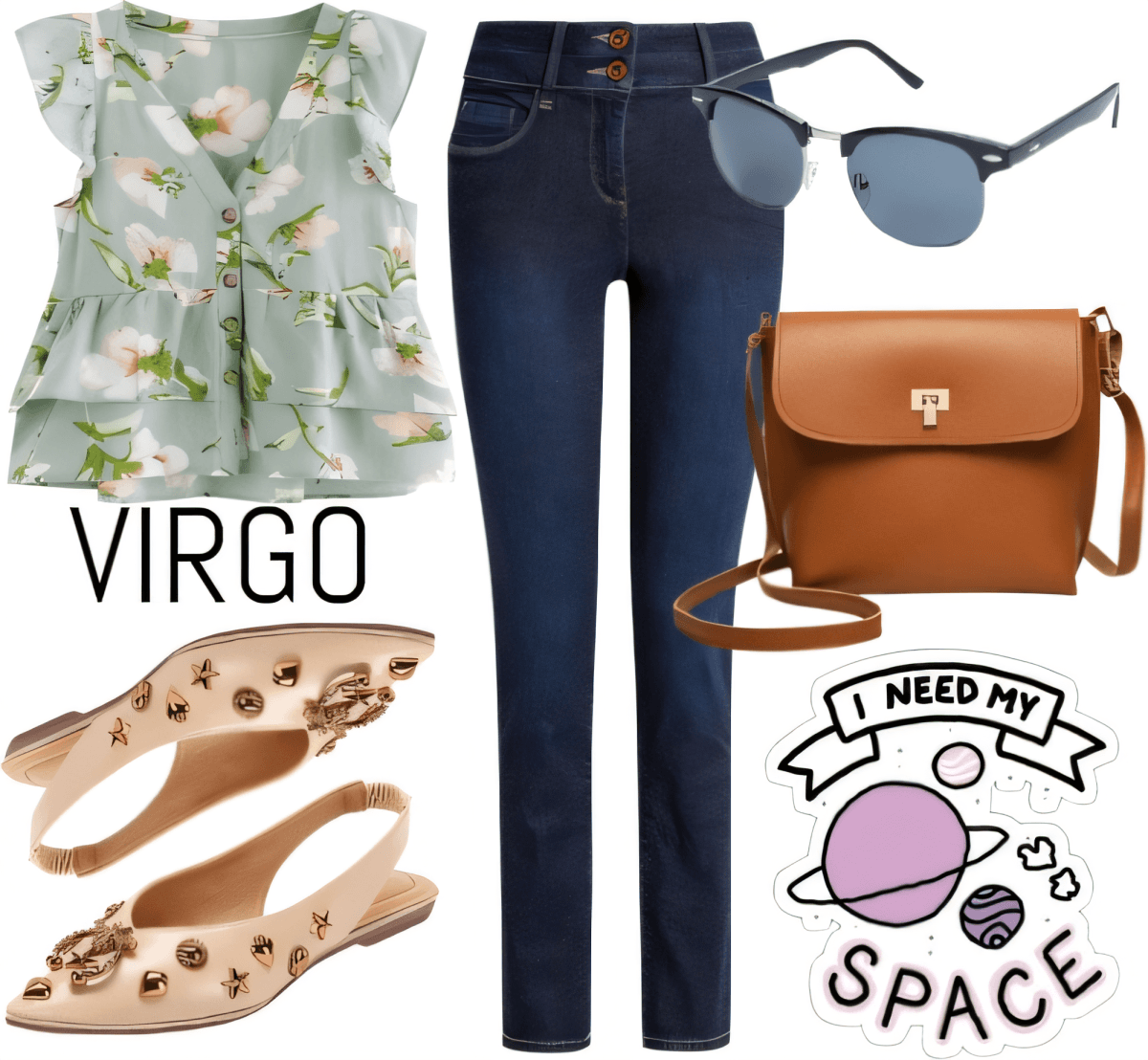 Celestial Chic: A Virgo's Dream Casual Ensemble by Jagreeti Singh