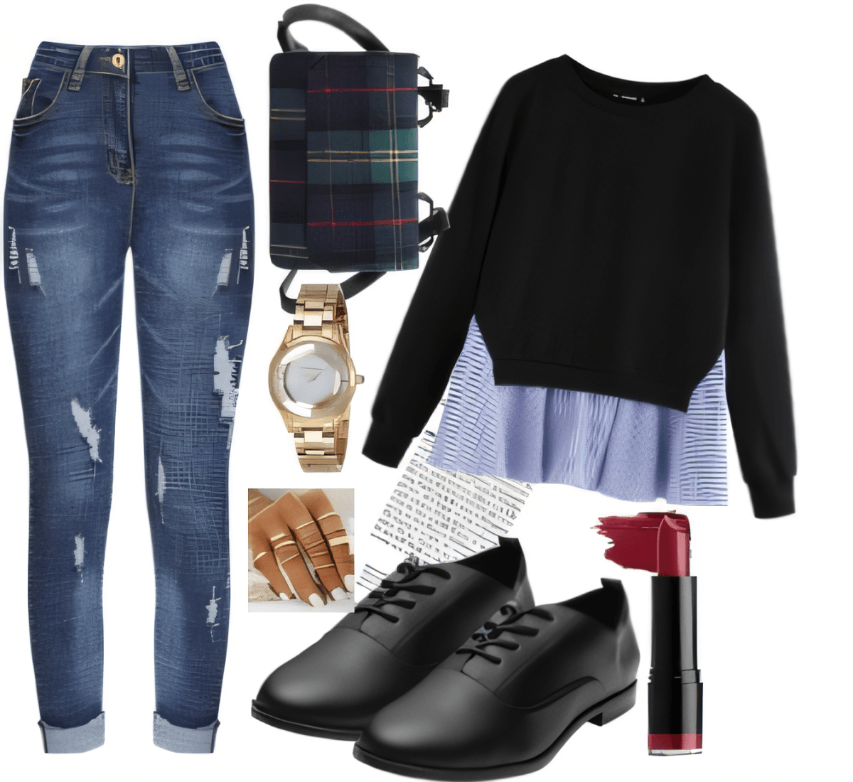 Prep School Chic Meets Downtown Edge by neeti