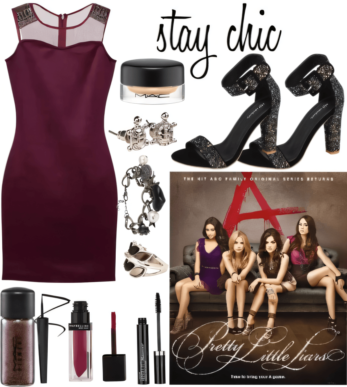 Burgundy Beauty: A Chic Night Out Look by Cheryl Dsouza