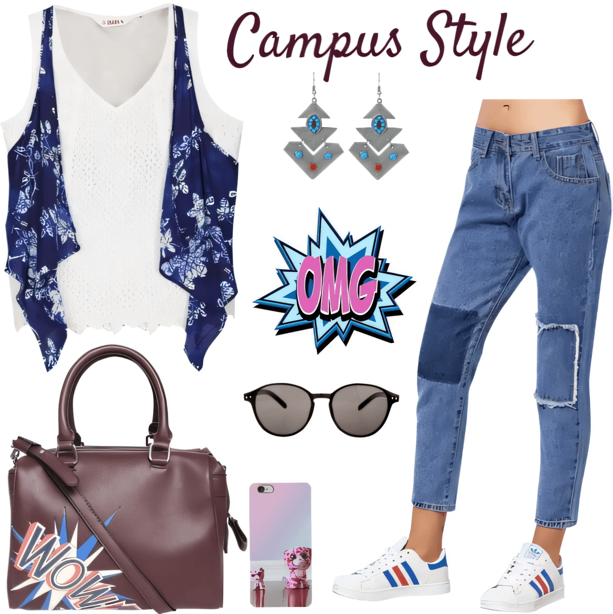 College Cool: Urban Academic Chic with a Pop Art Twist by Cheryl Dsouza