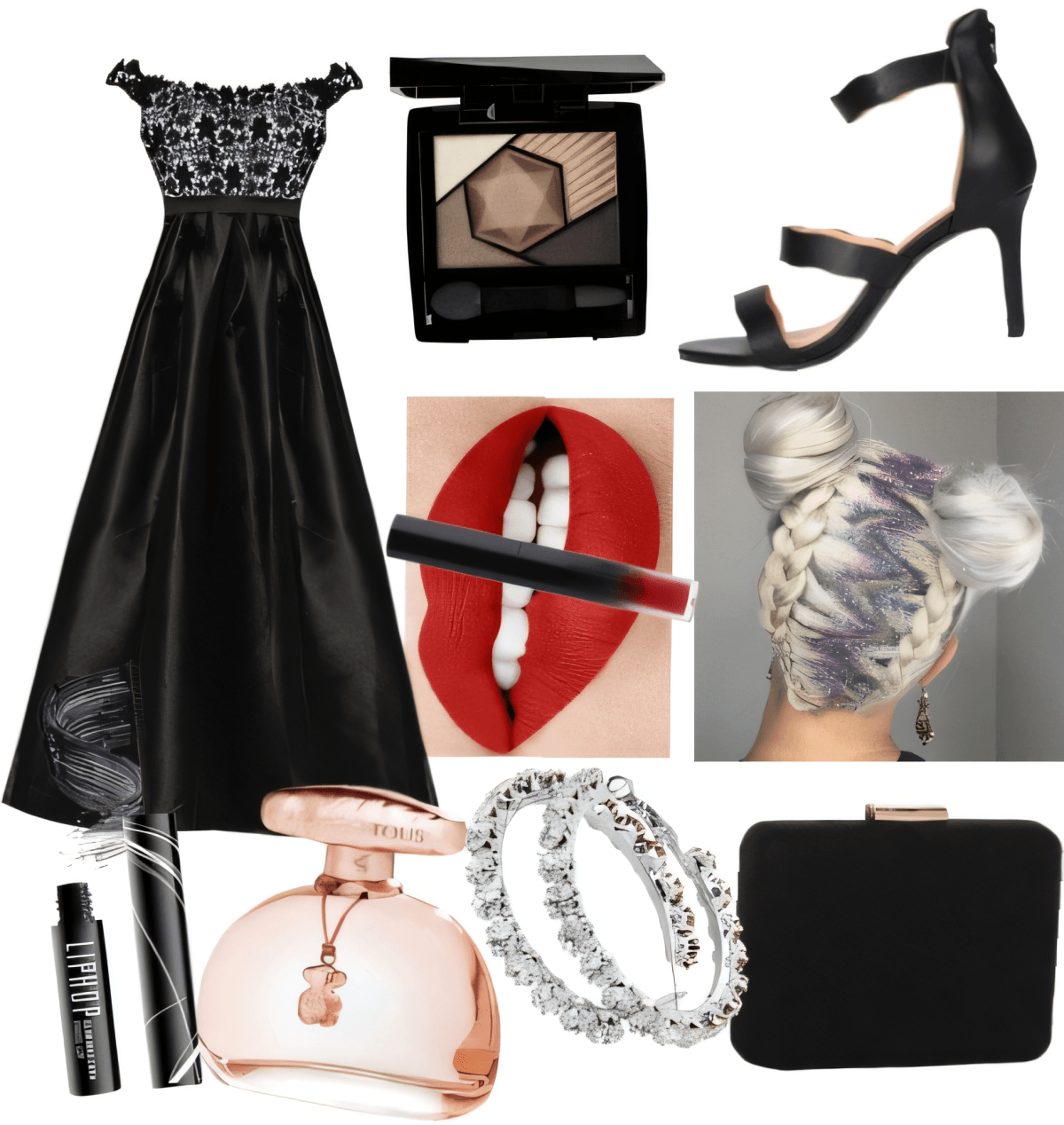 Midnight Glamour: A Symphony in Black with Bold Red Accents Midnight Glamour: A Symphony in Black with Bold Red Accents by Miloni Jhaveri