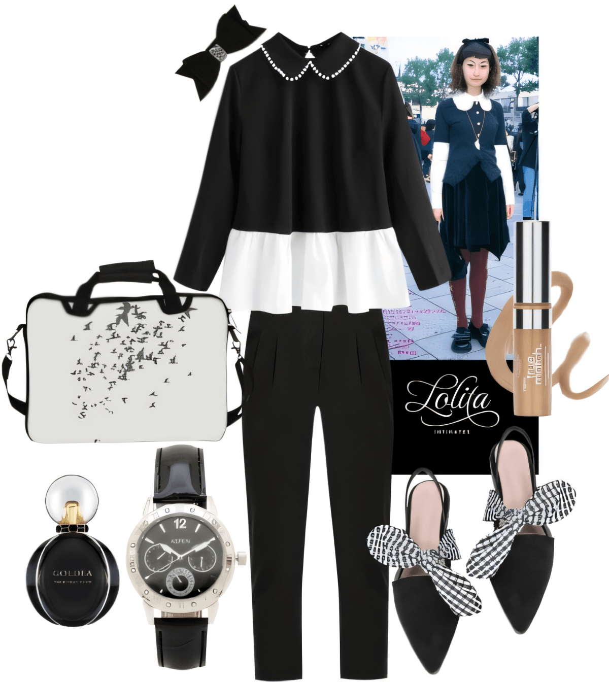 Parisian Prep School Chic: The Perfect Black & White Academia Edit by Sanya Kukreja