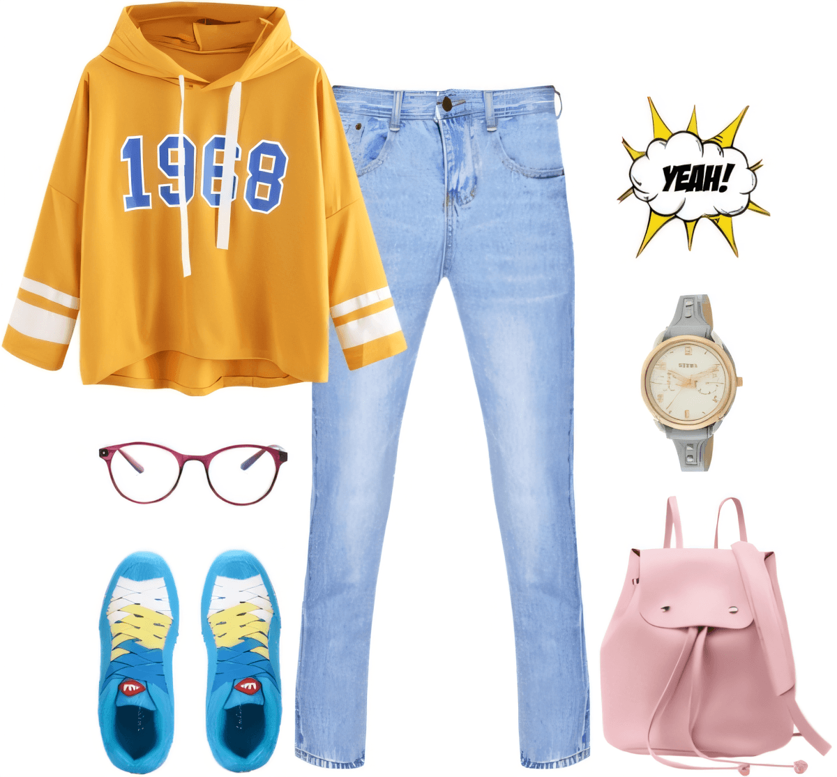 Retro Varsity Vibes: 90s-Inspired Casual Cool Retro Varsity Vibes: 90s-Inspired Casual Cool by Divya Rachel Daniel