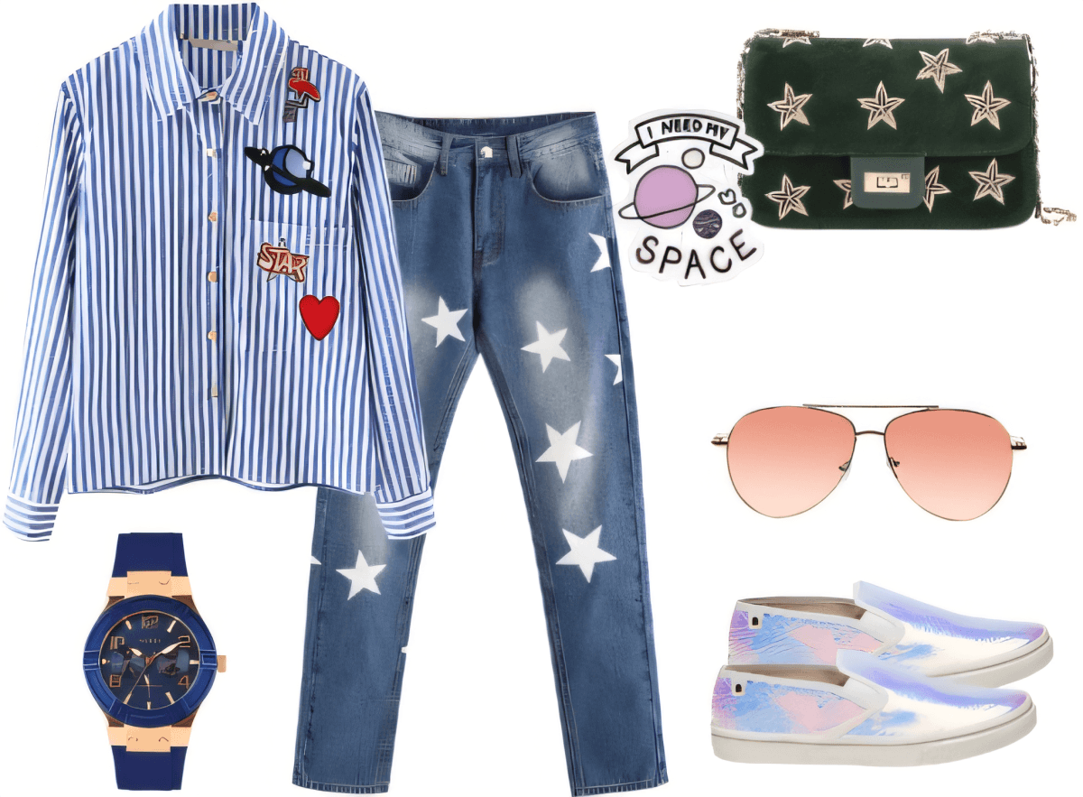 Starlit Streetwear: Cosmic Cool Meets Casual Chic Starlit Streetwear: Cosmic Cool Meets Casual Chic by Divya Rachel Daniel