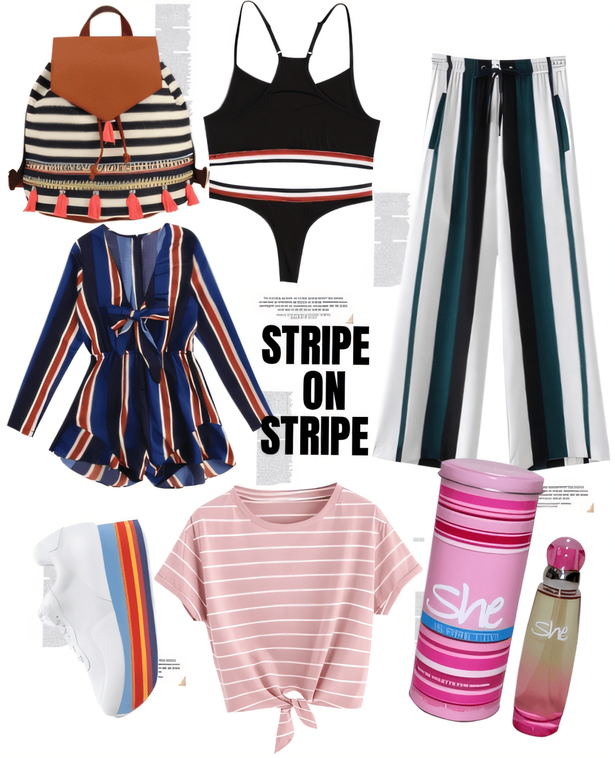 Nautical Stripes & Urban Vibes: Your Perfect Summer Adventure Look by Urvashi modi