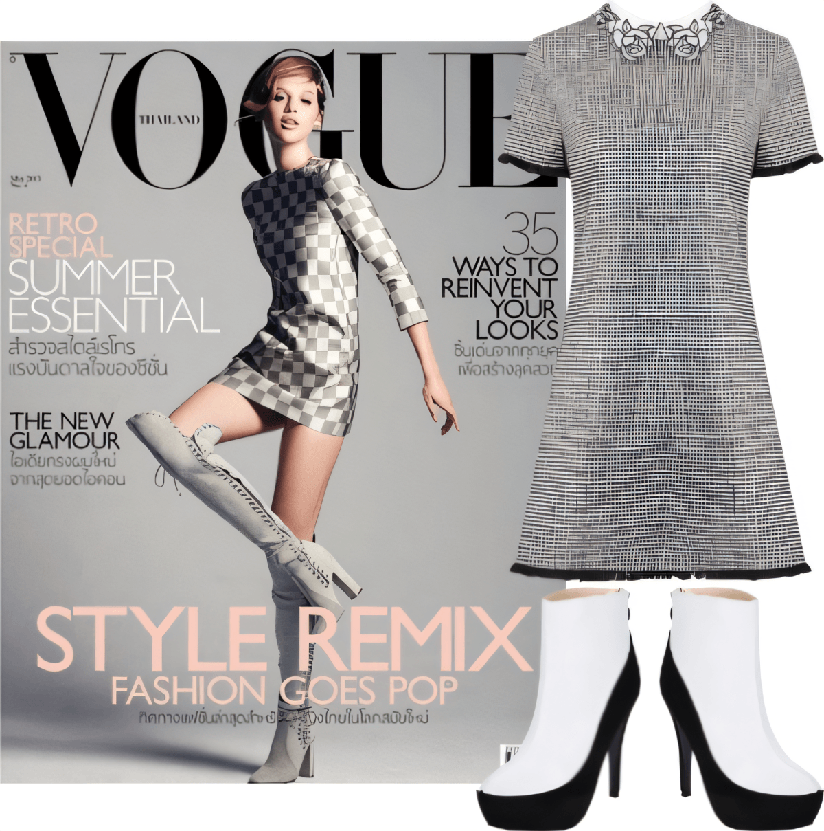 Mod Maven: 60s-Inspired Mini with Modern Edge by Jagreeti Singh
