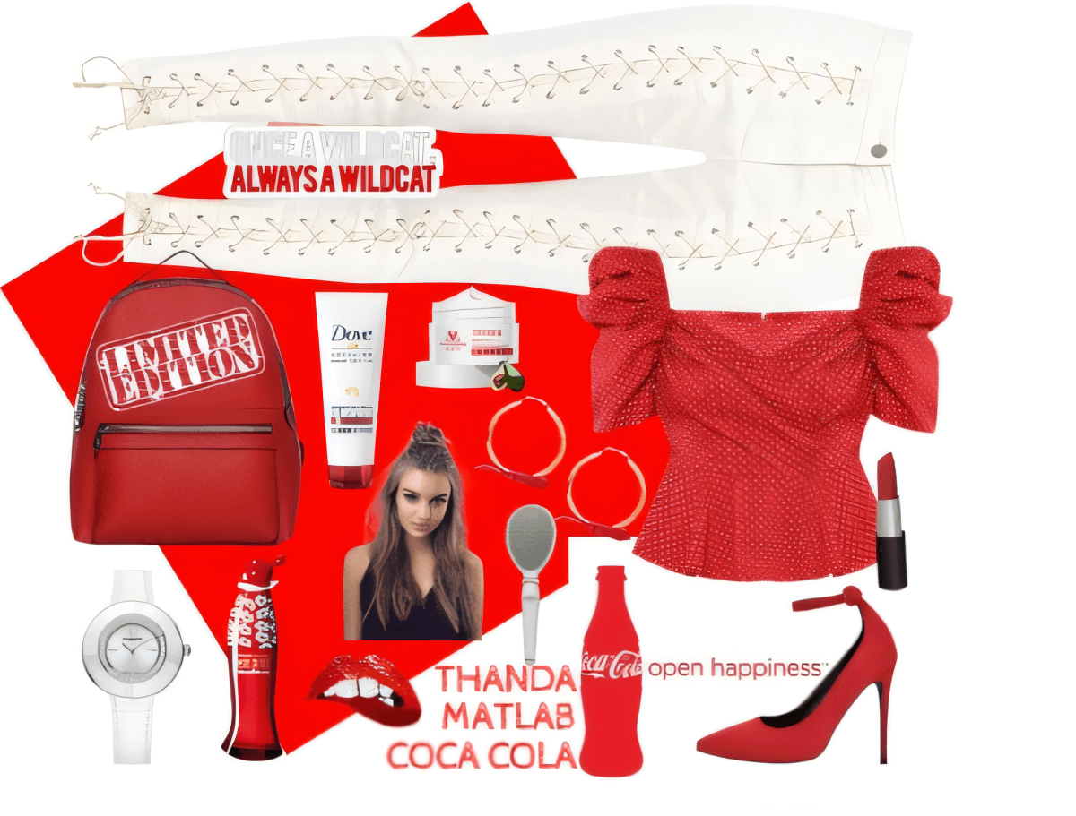 Red-Hot Retro Glam: The Coca-Cola Inspired Classic by Pragya Sharma