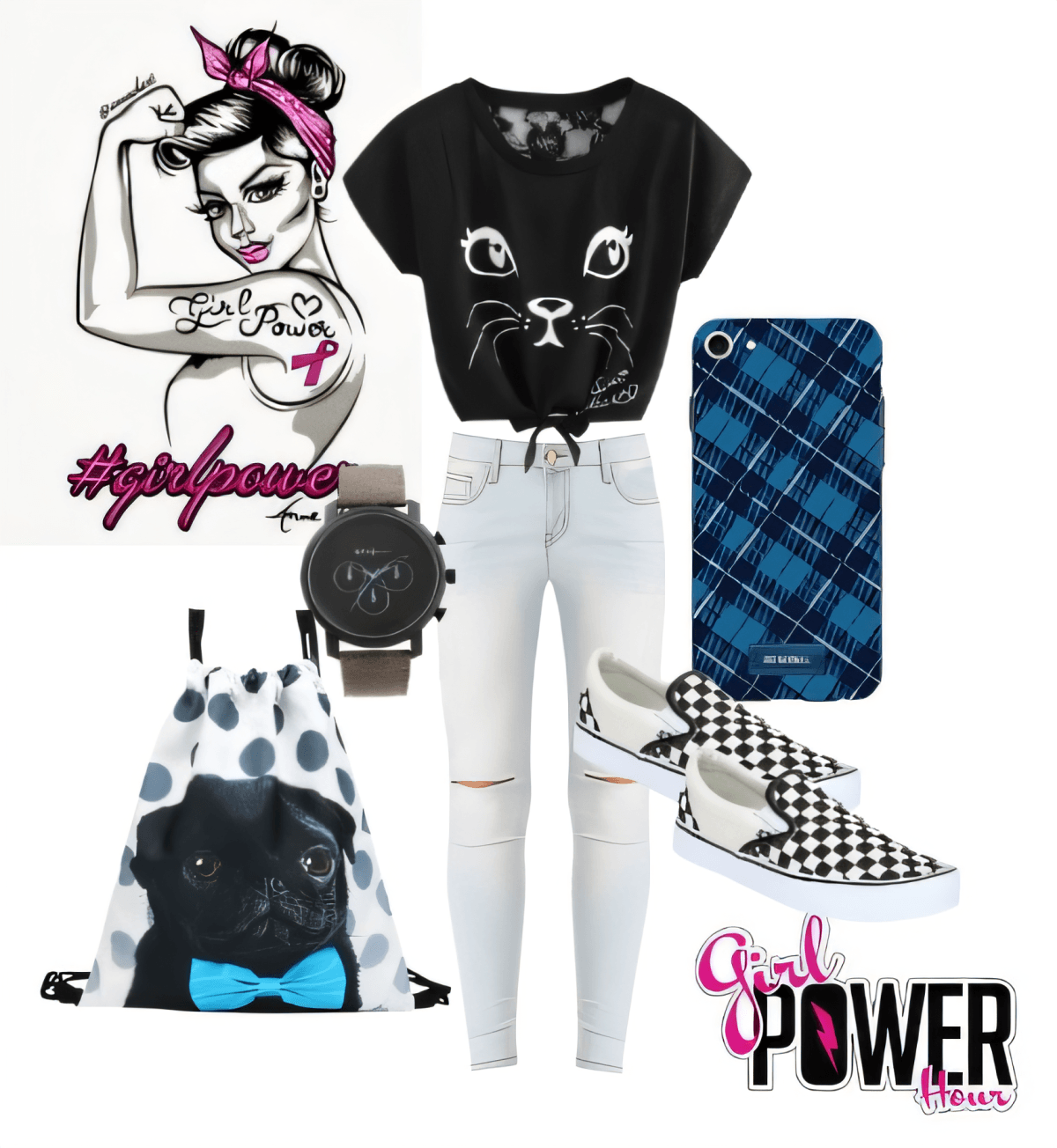 Punk Paw-fection: Edgy Cat Lover's Street Style Punk Paw-fection: Edgy Cat Lover's Street Style by Diksha Rathore