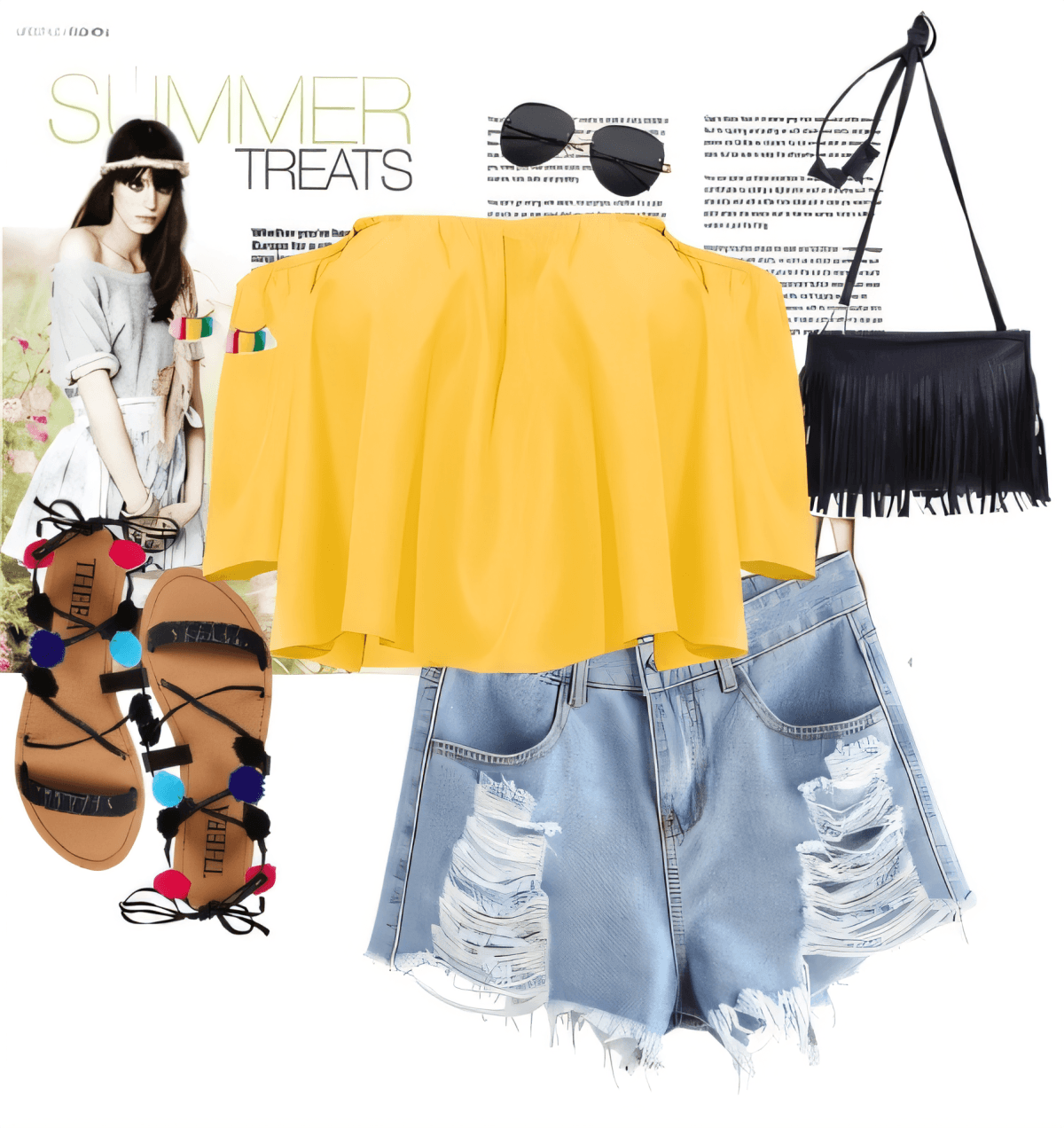 Sunshine & Fringe: The Ultimate Boho Summer Statement by DEEPIKA