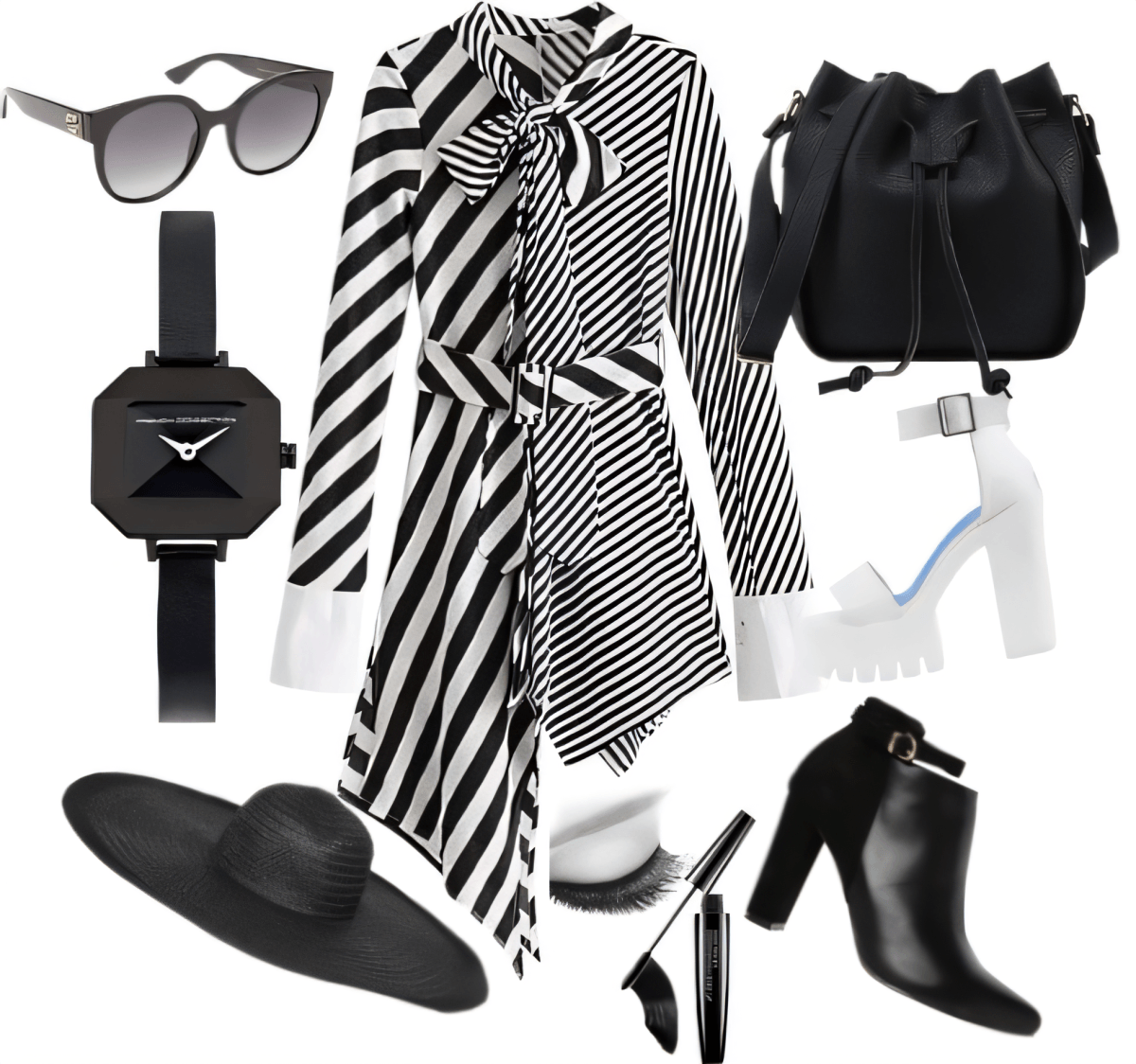 Monochrome Maven: Bold Stripes & Modern Edge Monochrome Maven: Bold Stripes & Modern Edge by Miloni Jhaveri