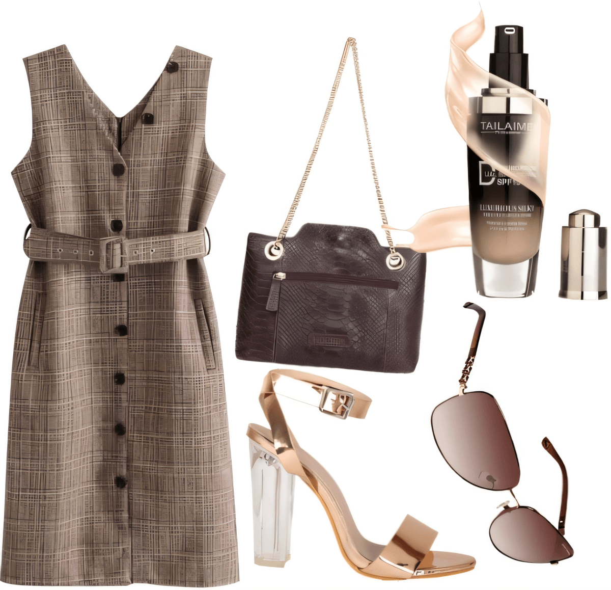 Urban Sophisticate: The Perfect Plaid Midi Moment by Miloni Jhaveri
