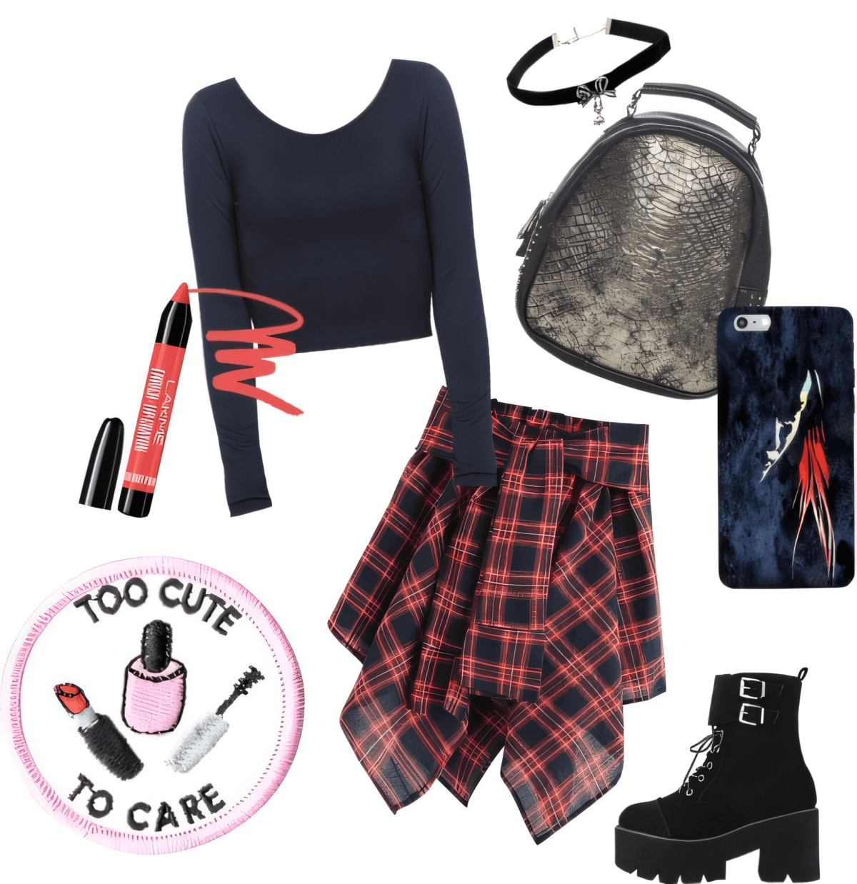 Punk Princess: Edgy Glamour Meets Grunge Charm by Sneha Mudigonda