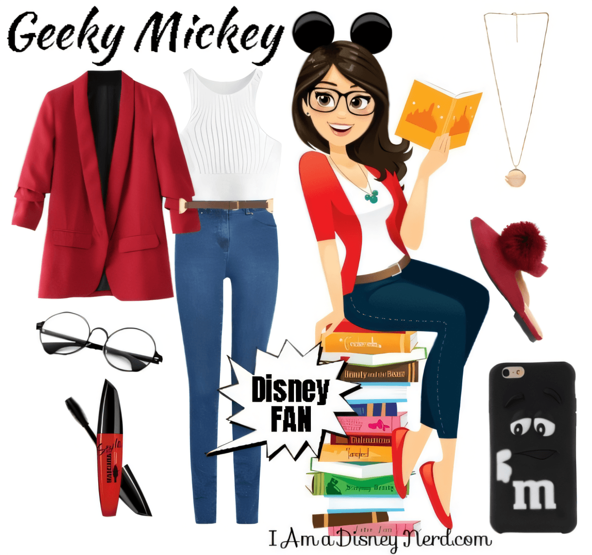 Disney Chic: The Geeky-Glam Mickey-Inspired Look Disney Chic: The Geeky-Glam Mickey-Inspired Look by Miloni Jhaveri