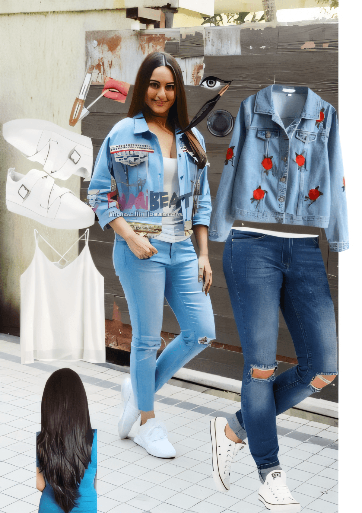 Double Denim Dreams: Casual-Cool Street Style With Star Power Double Denim Dreams: Casual-Cool Street Style With Star Power by simran kaur