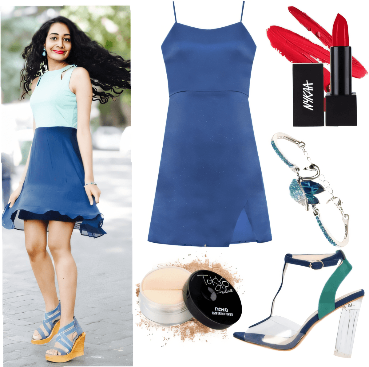 Summer Blues & Breeze: Coastal Chic Meets Urban Grace by Miloni Jhaveri