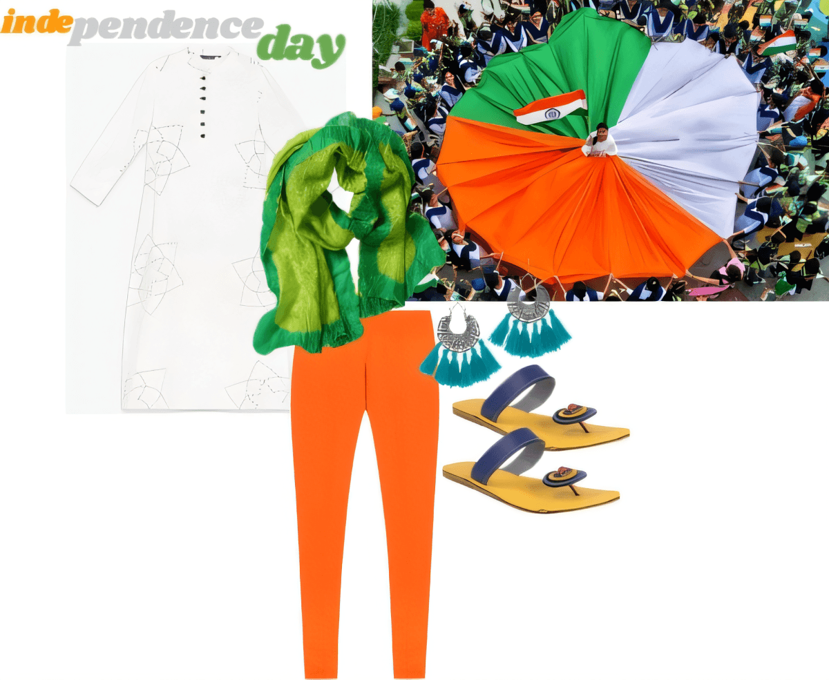 Patriotic Perfection: Tricolor Independence Day Style Statement by Diksha Rathore