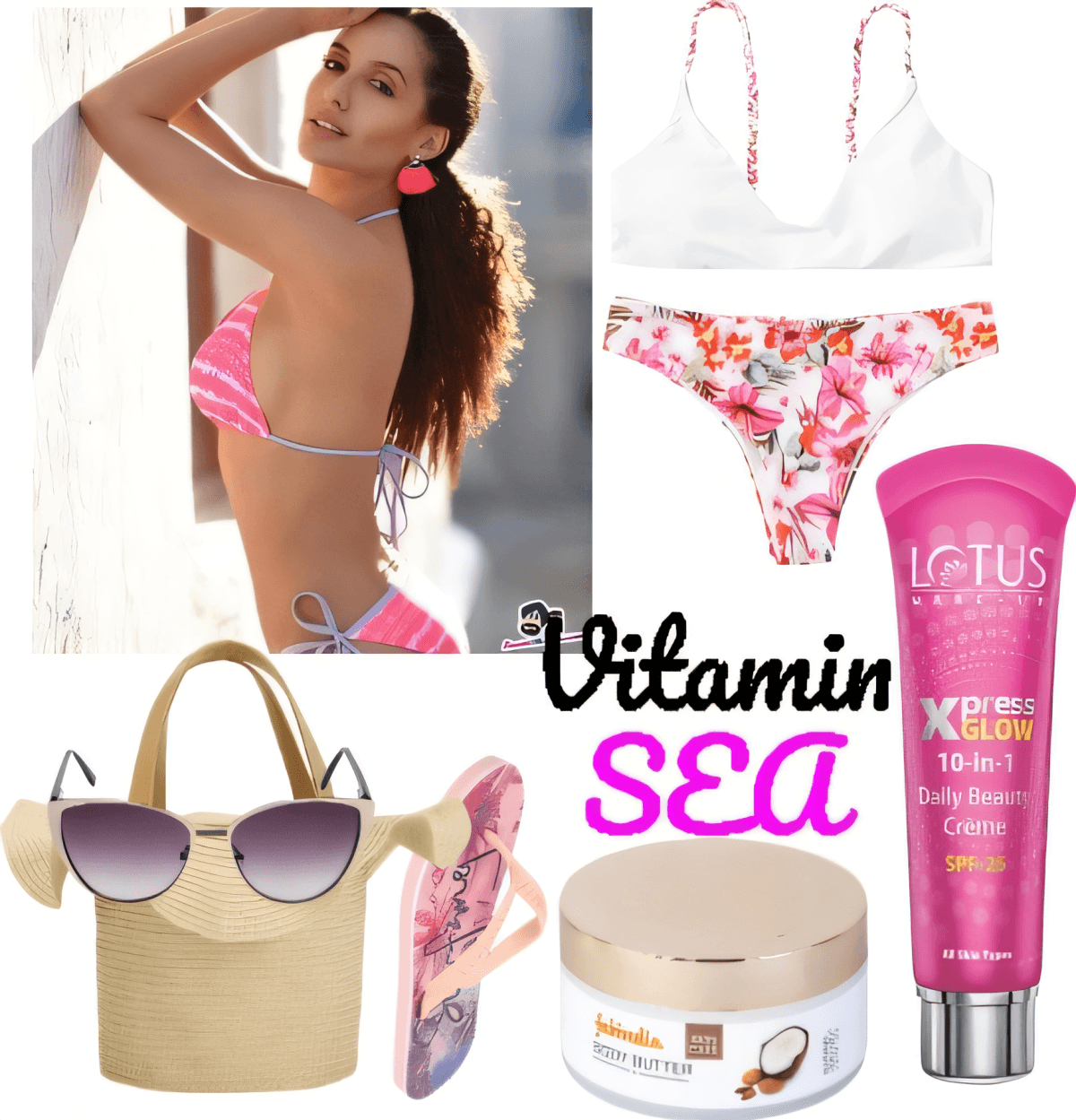Tropical Paradise Beach Glam: Pink Floral Seaside Bliss Tropical Paradise Beach Glam: Pink Floral Seaside Bliss by isha
