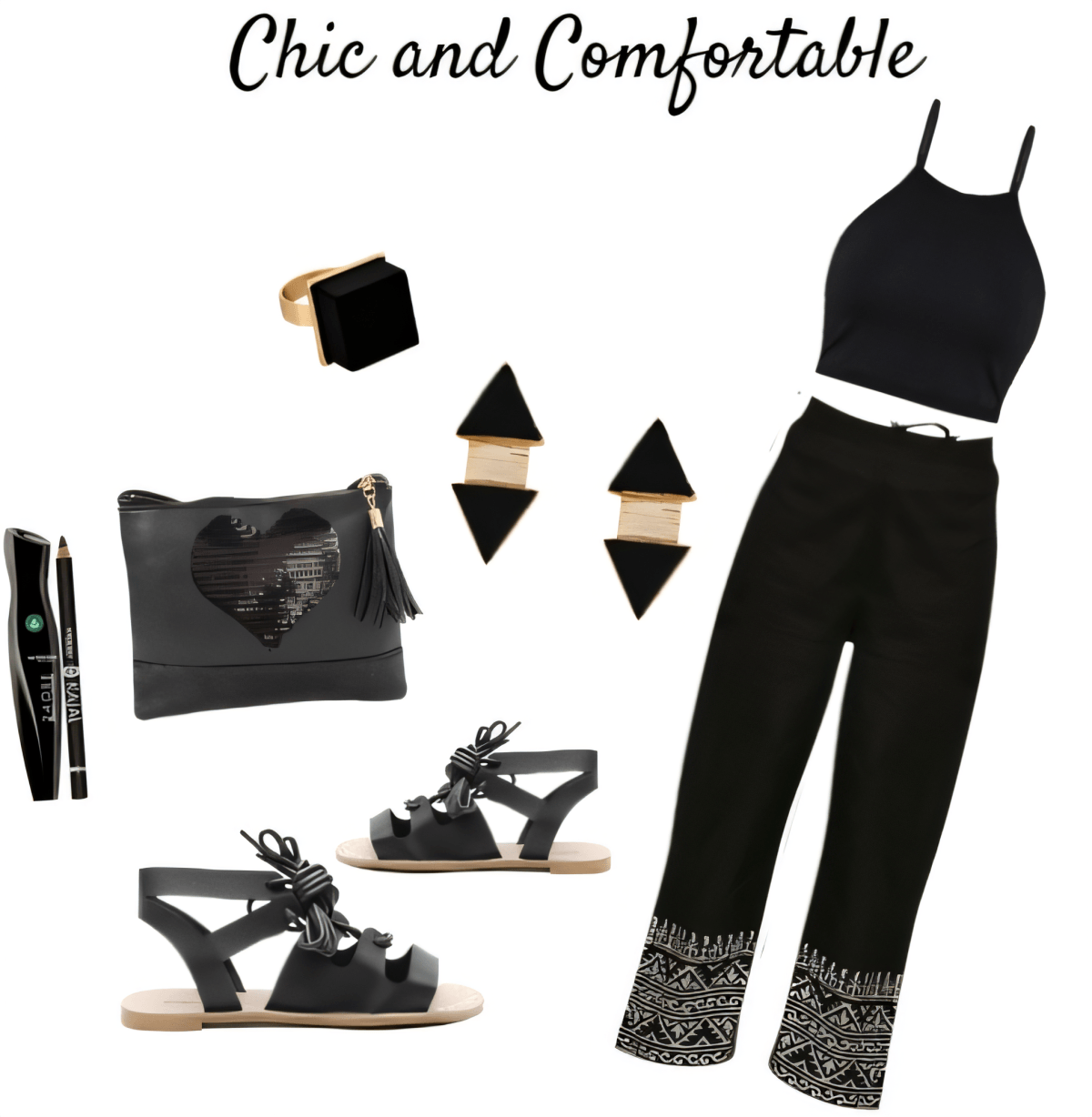 Midnight Maven: Urban Chic Meets Boho Comfort by sanyakhurana25