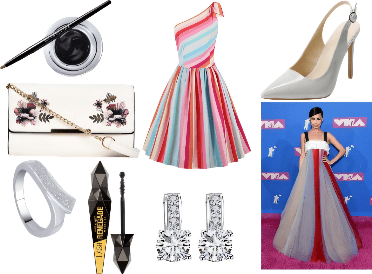 Pastel Paradise: A Retro-Glam Summer Soirée Look by Alezzandra Rodi