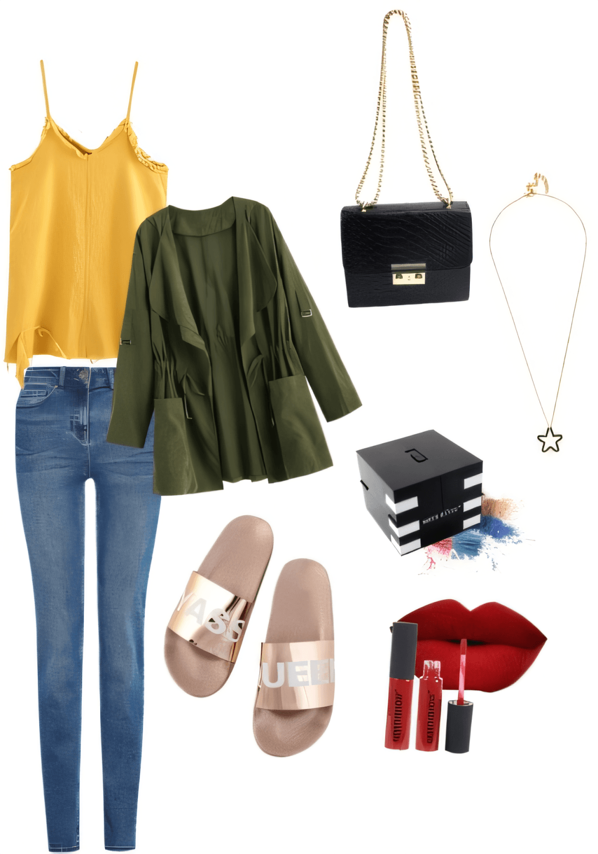 Solar Glow & Olive Flow: Urban Casual Meets Effortless Chic by Urvashi modi