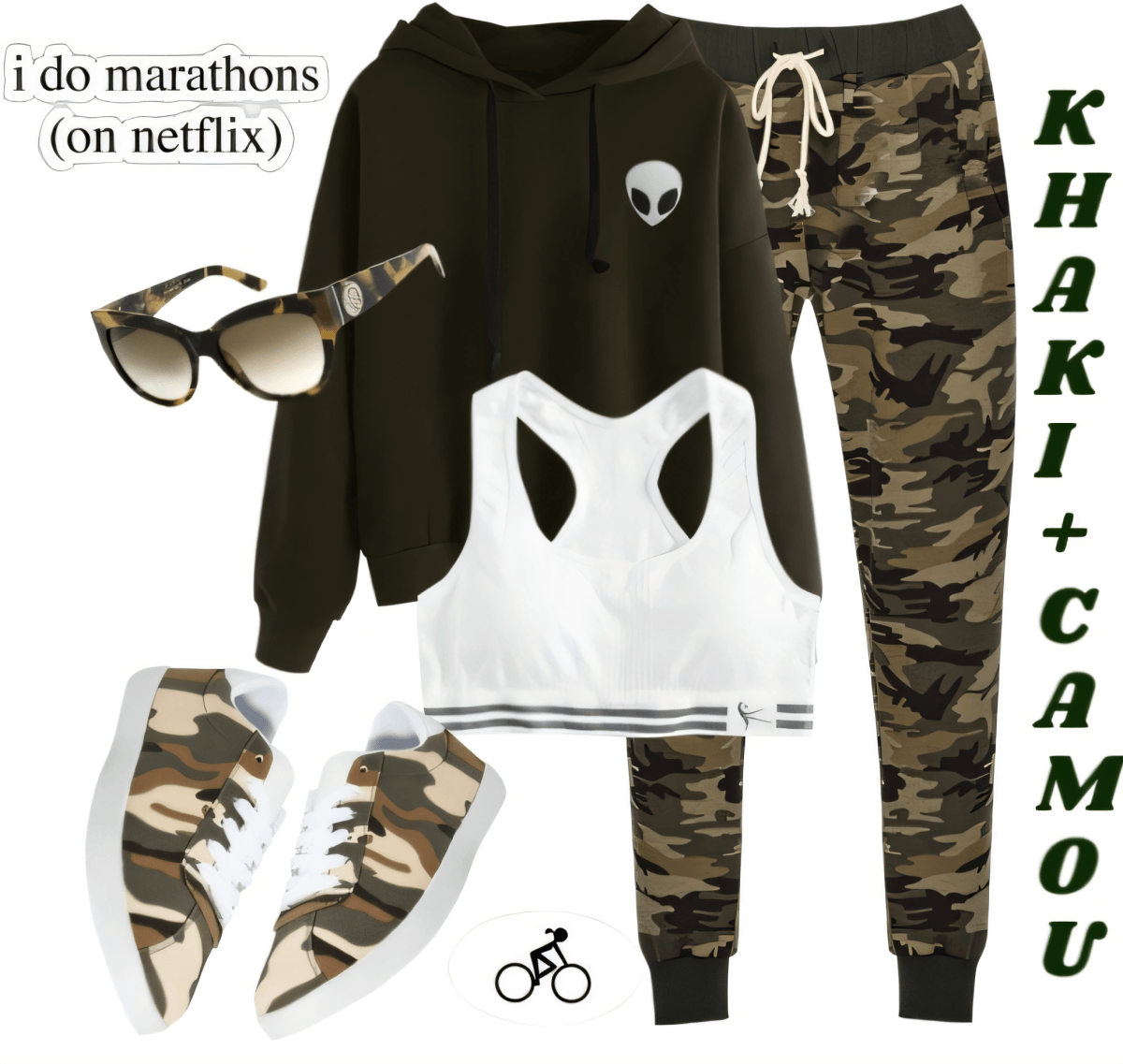 Netflix Marathon Maven: Cozy Camo Comfort Meets Alien Chic Netflix Marathon Maven: Cozy Camo Comfort Meets Alien Chic by Ekta Jain