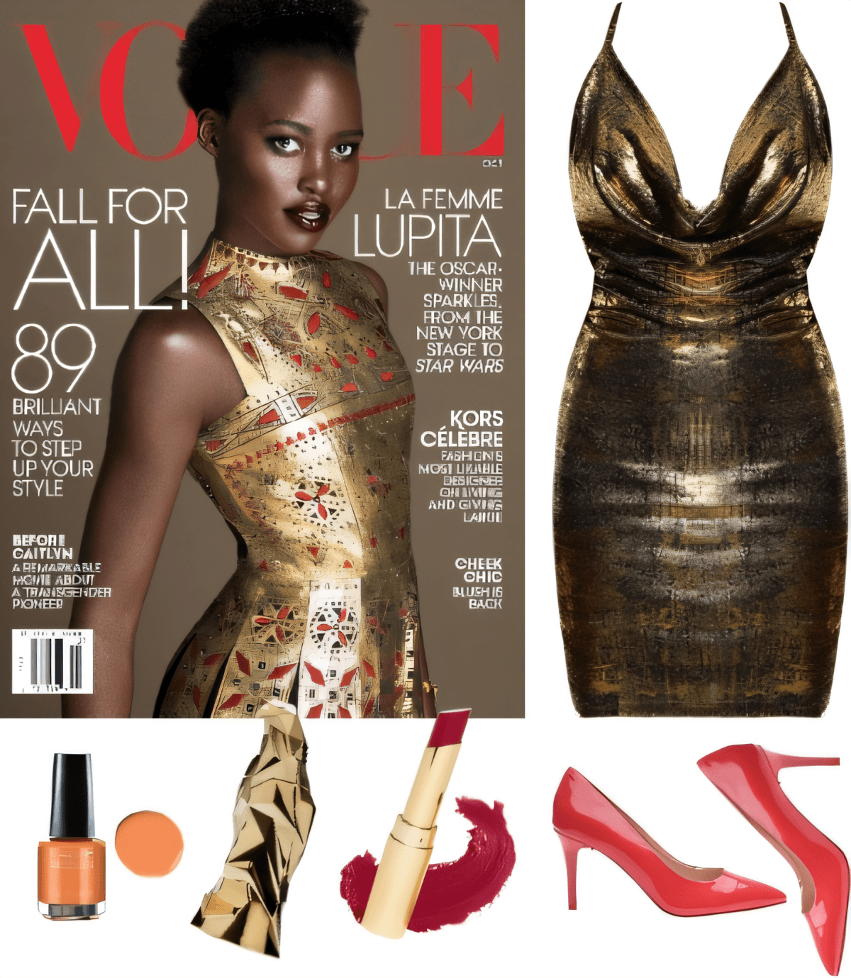 Gold Goddess: Metallic Magic Meets Red-Hot Glamour Gold Goddess: Metallic Magic Meets Red-Hot Glamour by Hiral Patel