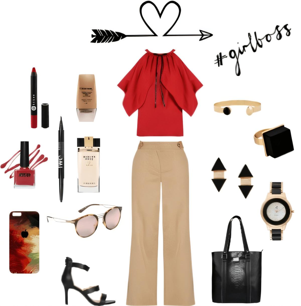 Red-Hot Boss Lady: Effortless Elegance Meets Modern Power by Avani Savla