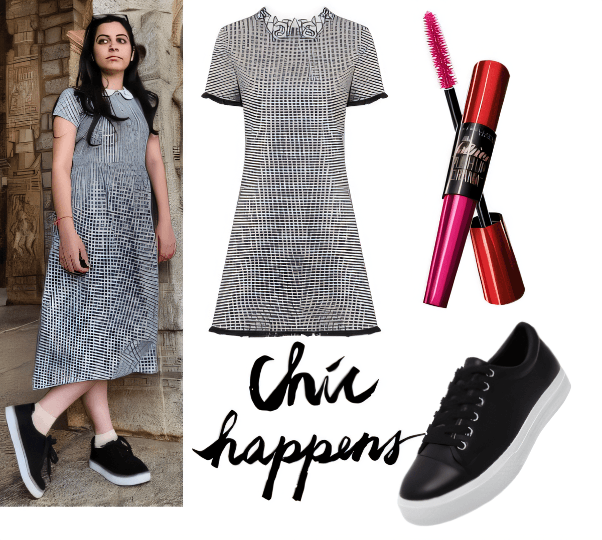 Gingham Grace: Modern Midi Meets Street Style Chic by Miloni Jhaveri