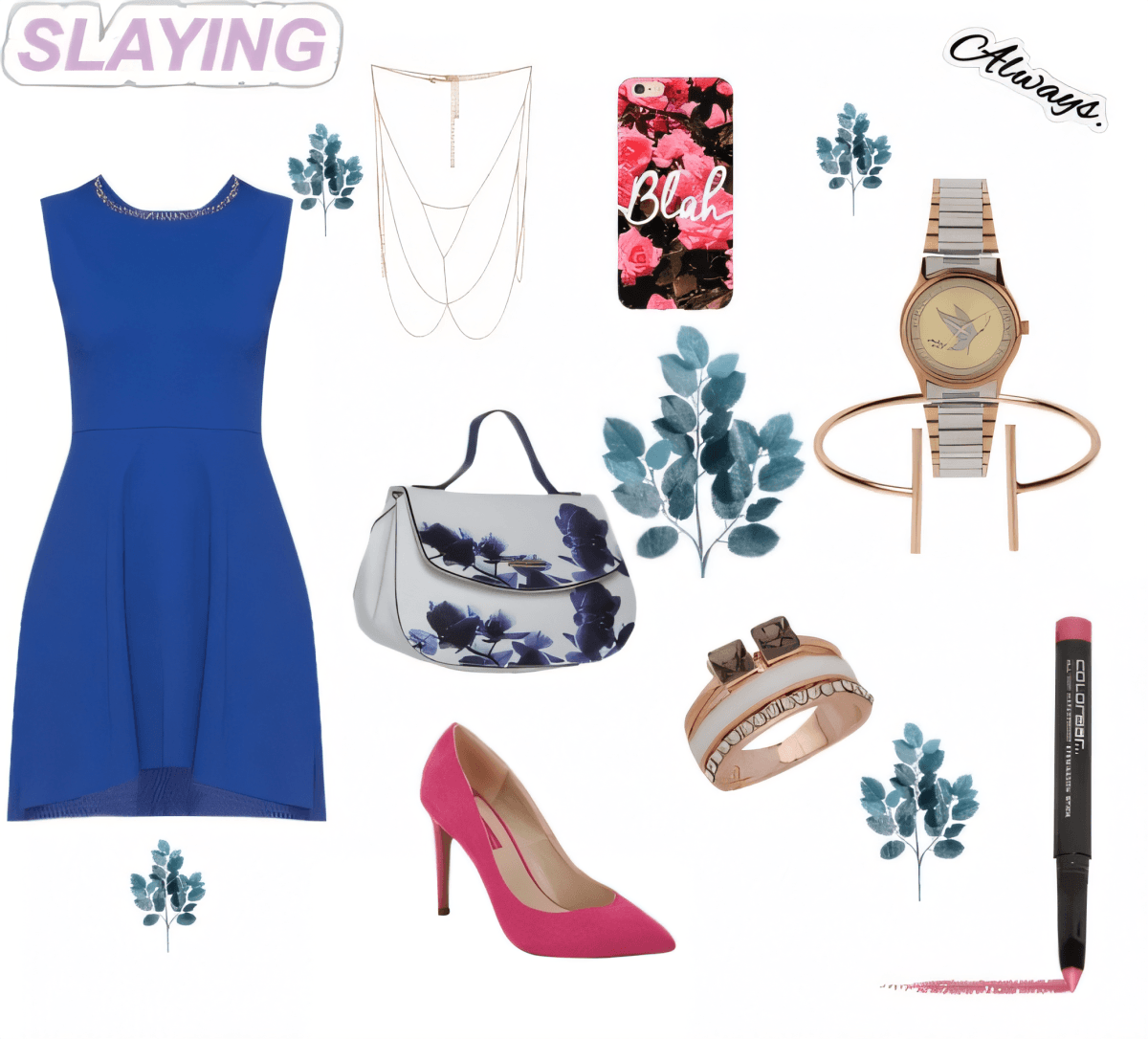 Royal Blue Elegance: A Modern Take on Timeless Charm by Akancha Jain