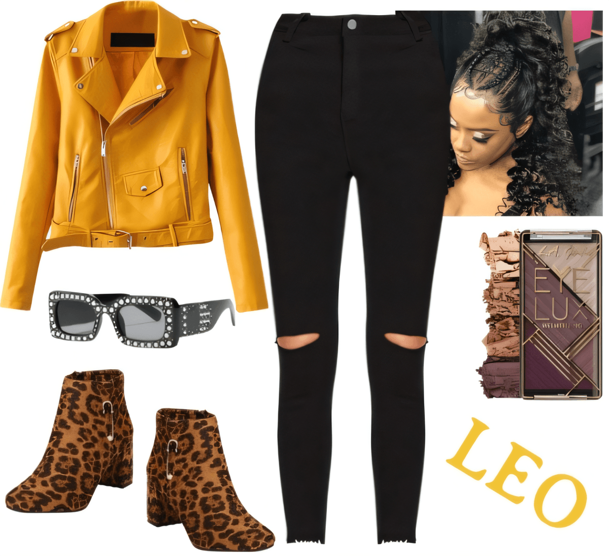 Leo Queen Energy: Fierce & Fabulous in Mustard & Leopard by Jagreeti Singh