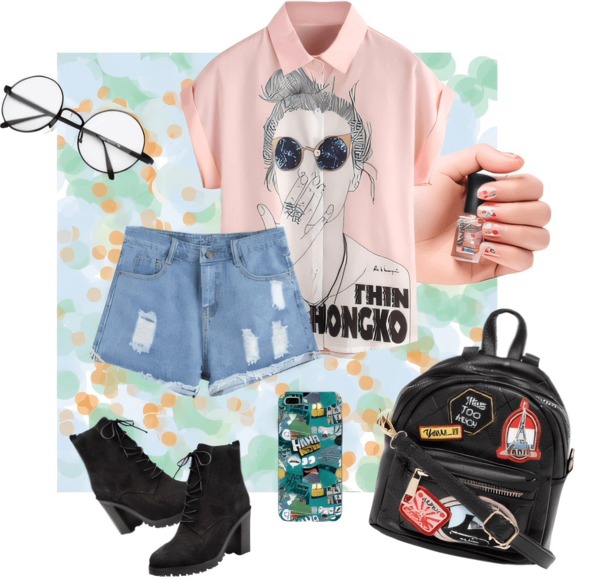 Urban Artist's Paradise: Pink Nostalgia Meets Modern Edge by midorinrin