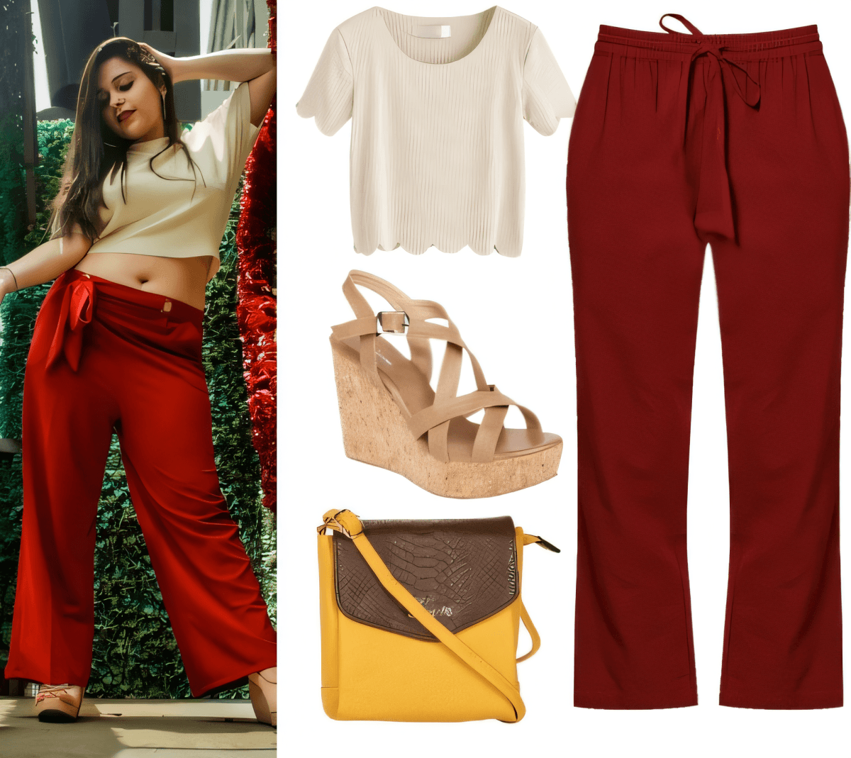 Crimson & Cream Dream: Modern Boho-Chic Comfort Crimson & Cream Dream: Modern Boho-Chic Comfort by Miloni Jhaveri