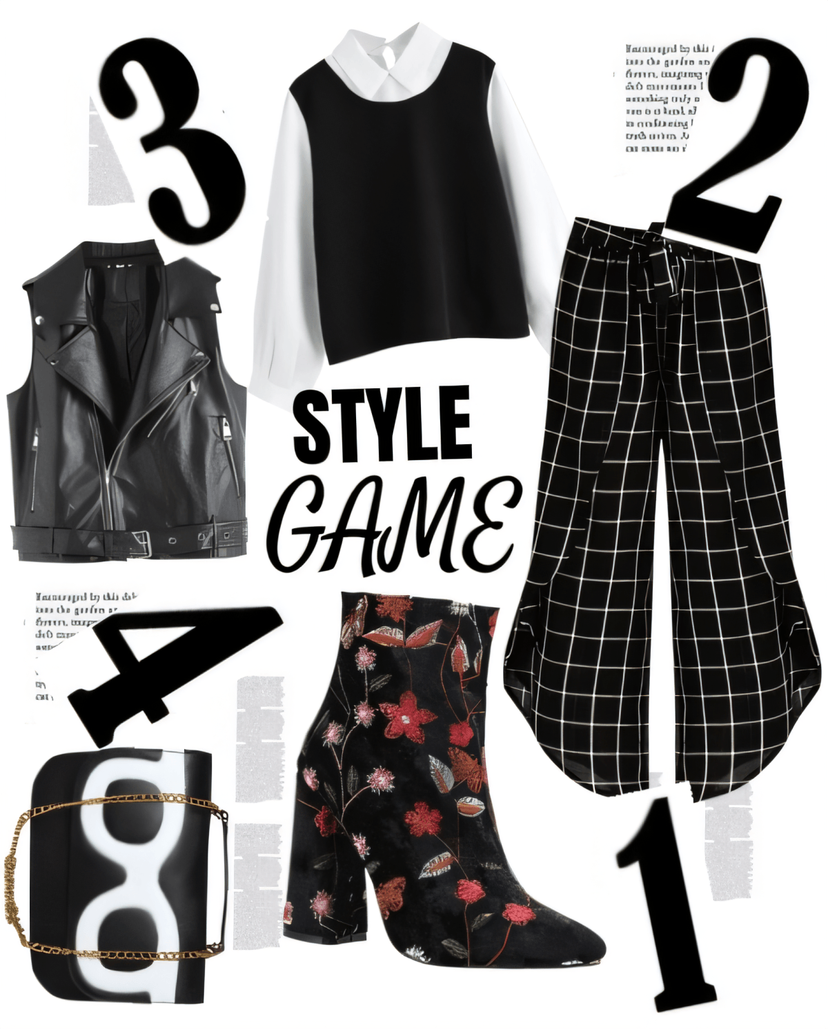 Edgy Elegance: Modern Monochrome with a Floral Twist by Miloni Jhaveri