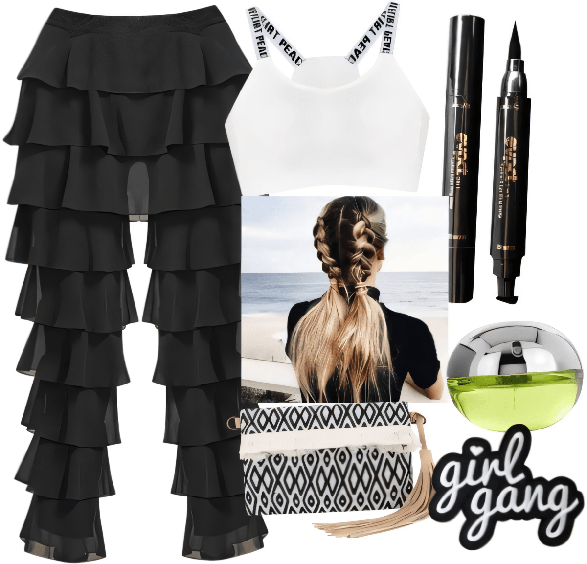 Ruffled Rebel: Urban Edge Meets Beach Goddess Ruffled Rebel: Urban Edge Meets Beach Goddess by Miloni Jhaveri