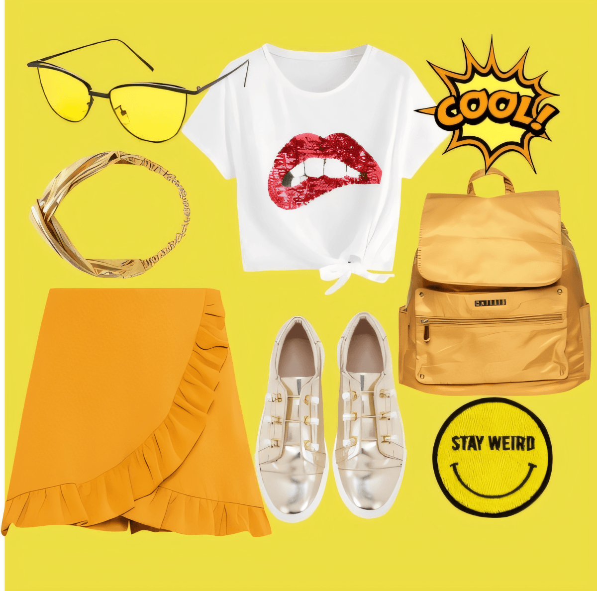 Quirky Chic: Sweet & Sassy Yellow Summer Vibes by Jagreeti Singh