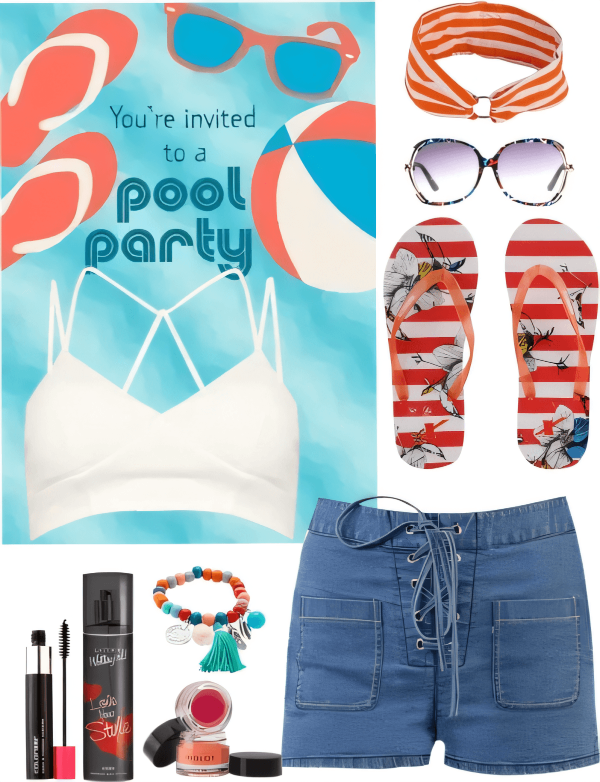 Splash-tastic Pool Party Paradise: Your Perfect Summer Soirée Look by Cheryl Dsouza
