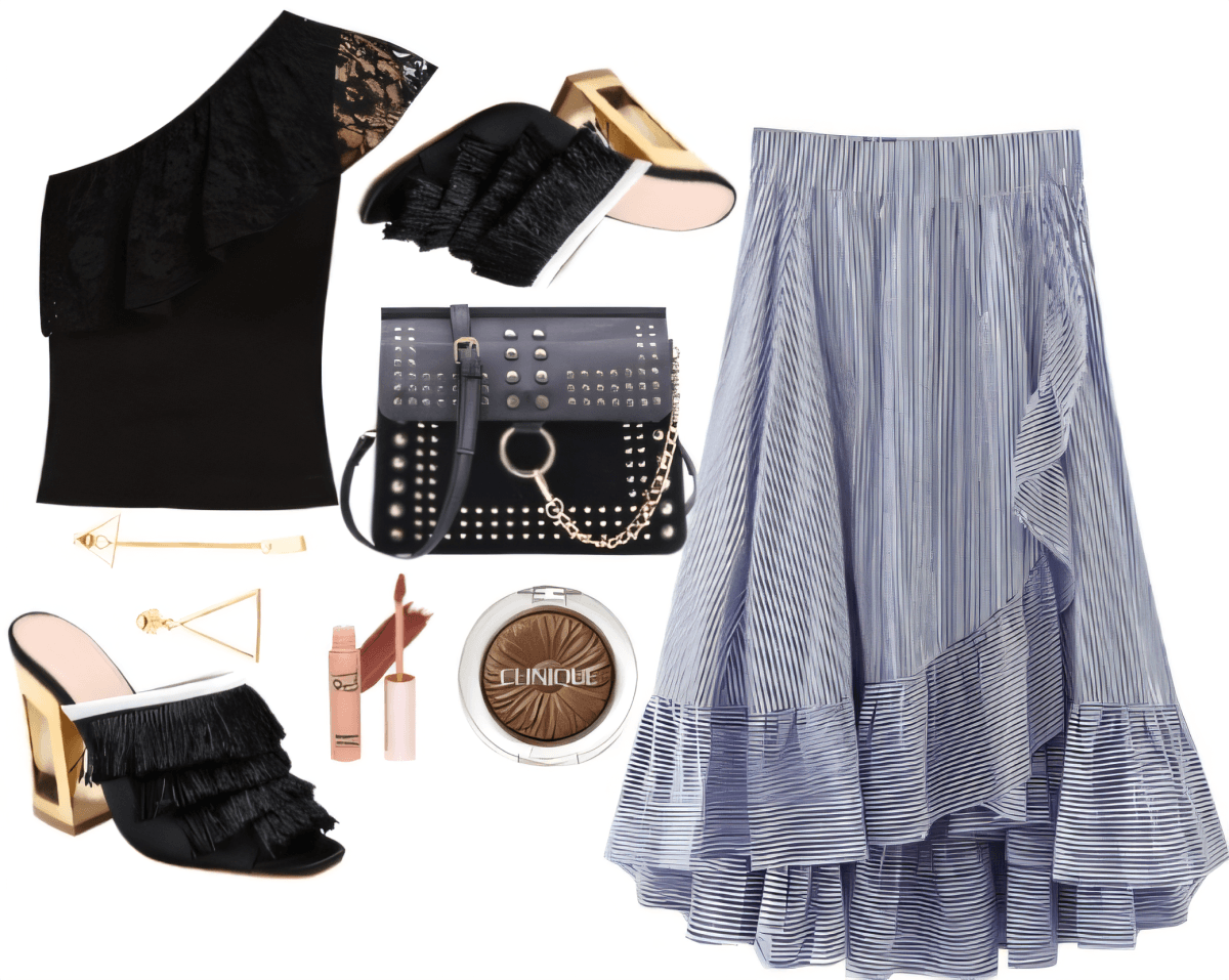 Modern Romance: Urban Ruffles & Leather Luxe by Rubina Shaikh