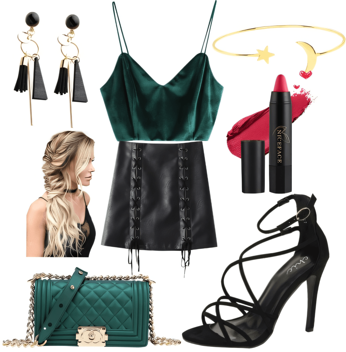 Emerald Dreams & Leather Queen: A Night of Bold Elegance Emerald Dreams & Leather Queen: A Night of Bold Elegance by Sana Jhnvi