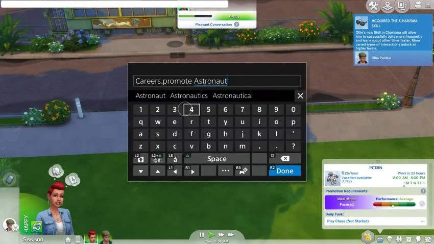 cheat console for PS4/Xbox the sims 4 cheat console for ps4 and xbox one