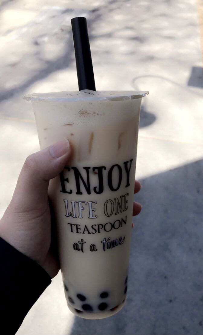 house milk tea boba milk tea