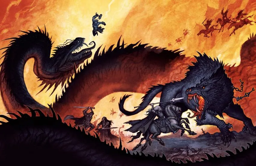 Depiction of the Ragnarok battle