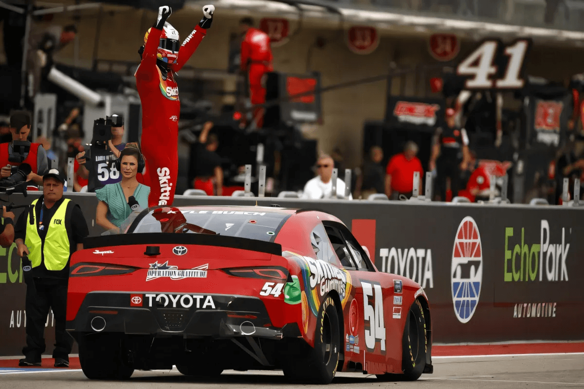 Candyman Kyle Busch Dominates To Win The First Inaugural Circuit Of The Americas Race At Austin For His 98th Xfinity Series Win by Joseph Poulos