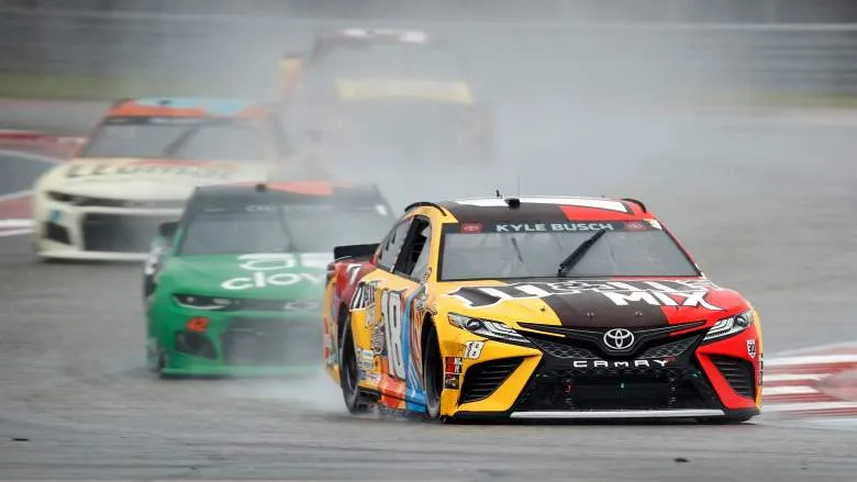 Kyle Busch leads COTA race in Cup Series